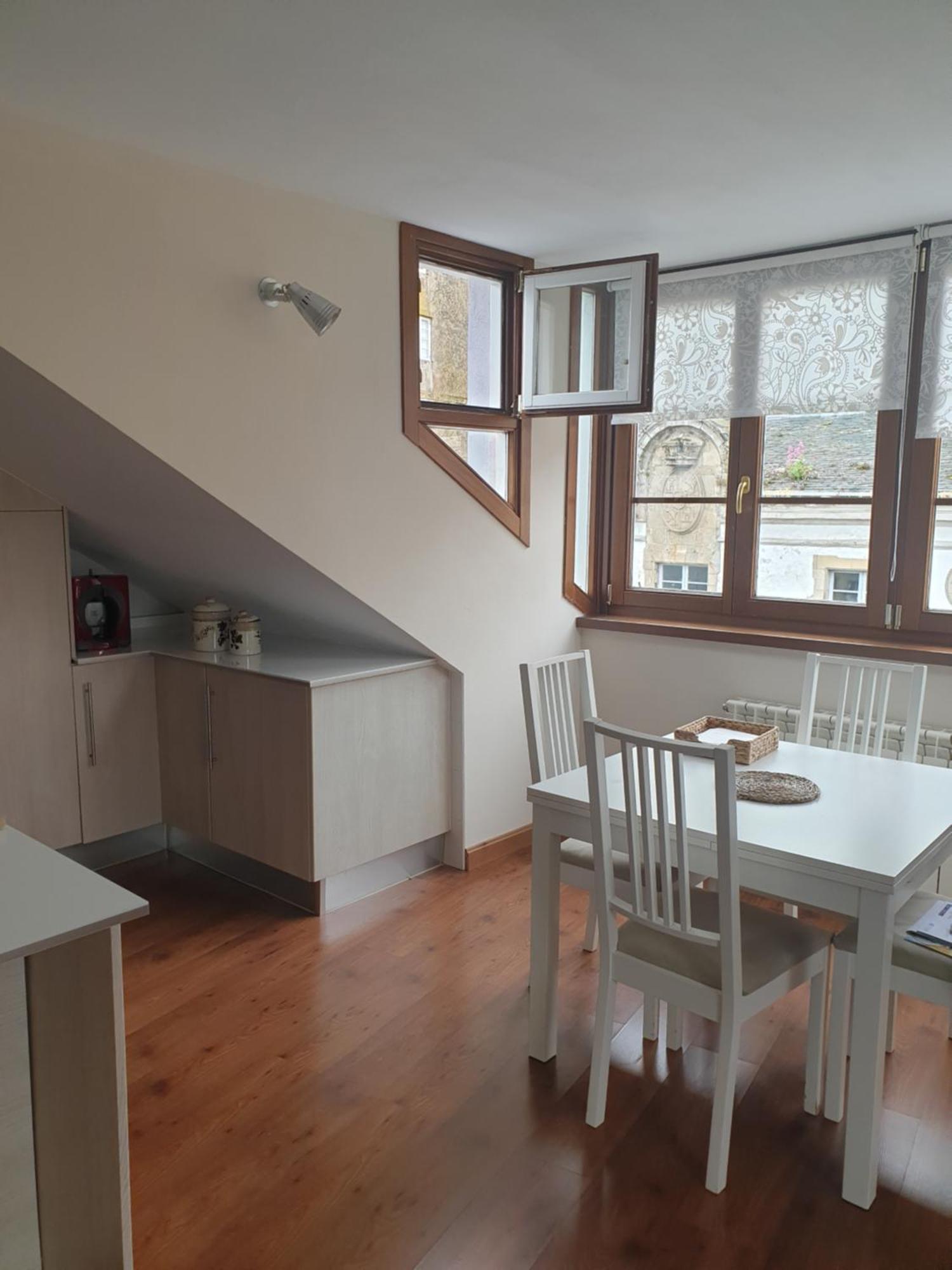 Atico Cine Colon Apartment Ribadeo Ruang foto